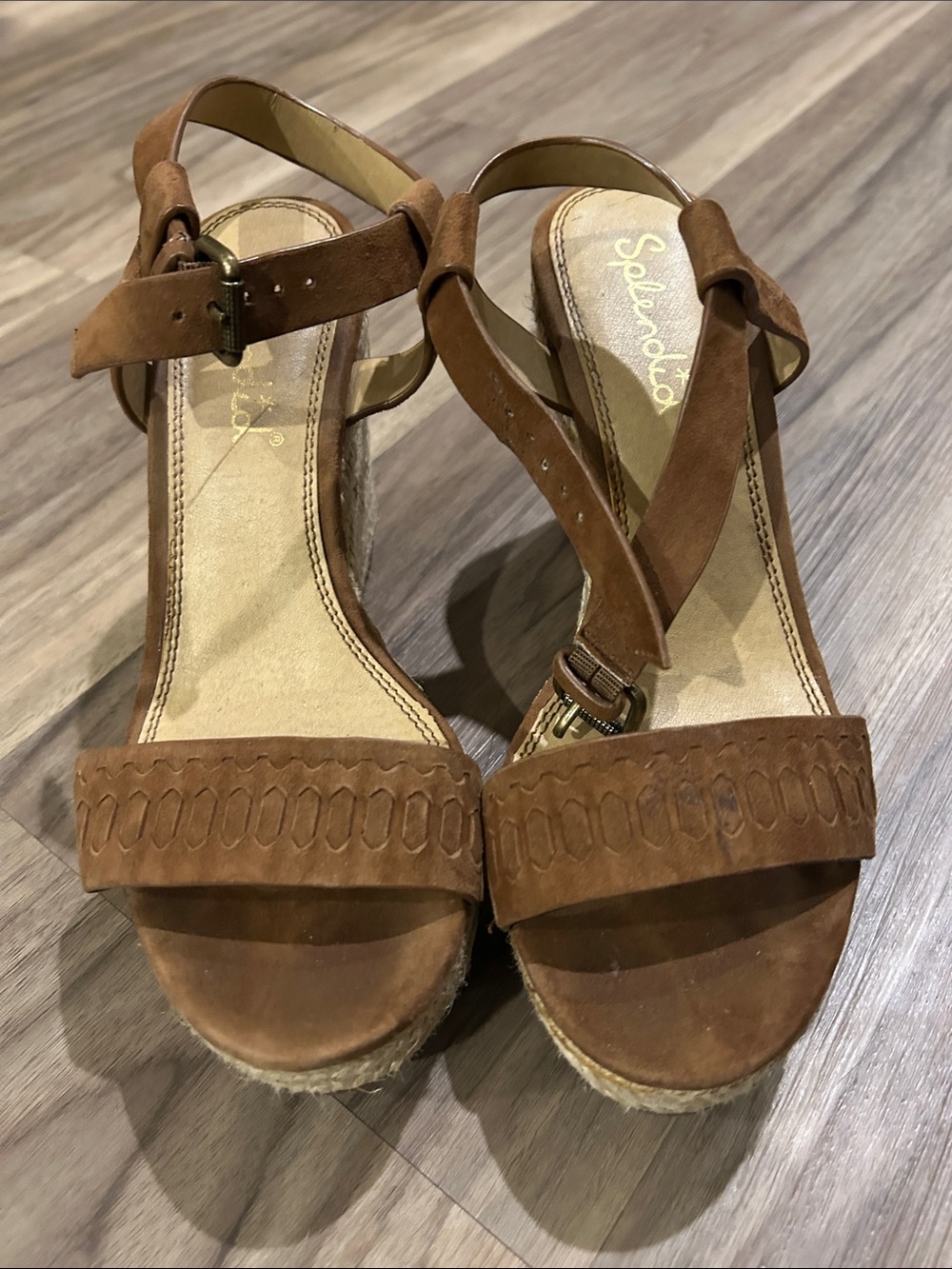 Splendid Brown Suede Wedges - Espadrille